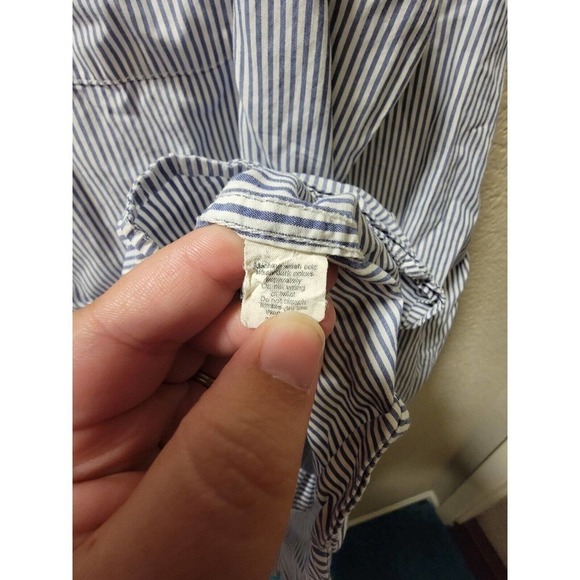 J. crew Womens Striped Button Up 100% Cotton X-Large - Picture 4 of 6